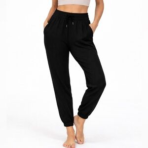 Lululemon Ready to Rulu Joggers Black 6 Womens Soft High Rise Pants 24" Inseam